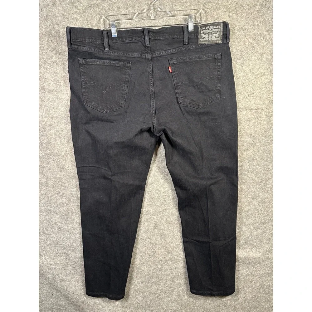 Levi's 541 Athletic Fit Jeans Men's Size 42x30 Black Denim Cotton Blend‎ Pants